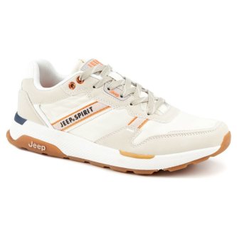 Кроссовки мужские Jeep ONTARIO PM41130A-023 текстильные бежевые