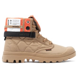 Ботинки Palladium BAGGY RE-QUILTED 74319-227 высокие с отворотом бежевые