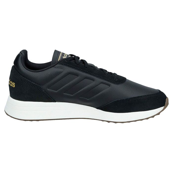 Кроссовки мужские Adidas Run70S Cblack/Clowhi/Gresix EE9758 кожаные черные 