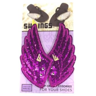 Аксессуары для кед крылья Wilshire Fushia Clip 14103 фиолетовые
