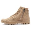 Ботинки Palladium PAMPA RE-QUILTED 74386-295 высокие бежевые - Ботинки Palladium PAMPA RE-QUILTED 74386-295 высокие бежевые