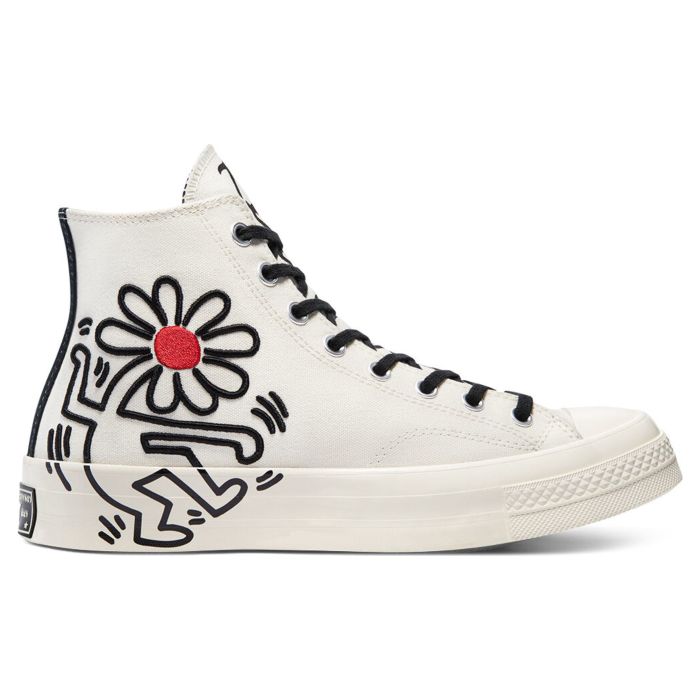 Кеды Converse X Keith Haring Chuck 70 High Top 171858 текстильные белые 