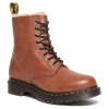 Ботинки женские Dr.Martens 1460 SERENA FAUX FUR-LINED 27782225 (TENB22258772) кожаные высокие коричневые - Ботинки женские Dr.Martens 1460 SERENA FAUX FUR-LINED 27782225 (TENB22258772) кожаные высокие коричневые