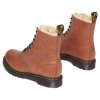 Ботинки женские Dr.Martens 1460 SERENA FAUX FUR-LINED 27782225 (TENB22258772) кожаные высокие коричневые - Ботинки женские Dr.Martens 1460 SERENA FAUX FUR-LINED 27782225 (TENB22258772) кожаные высокие коричневые