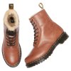 Ботинки женские Dr.Martens 1460 SERENA FAUX FUR-LINED 27782225 (TENB22258772) кожаные высокие коричневые - Ботинки женские Dr.Martens 1460 SERENA FAUX FUR-LINED 27782225 (TENB22258772) кожаные высокие коричневые