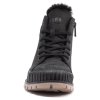 Ботинки Palladium SHOCK LTH ZIP WARM 74439-008 высокие черные - Ботинки Palladium SHOCK LTH ZIP WARM 74439-008 высокие черные
