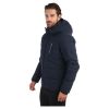 Куртка мужская Anta 85843946-1 спортивная пуховая средней длины с капюшоном синяя - Куртка мужская Anta 85843946-1 спортивная пуховая средней длины с капюшоном синяя