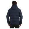 Куртка мужская Anta 85843946-1 спортивная пуховая средней длины с капюшоном синяя - Куртка мужская Anta 85843946-1 спортивная пуховая средней длины с капюшоном синяя
