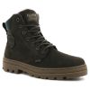 Ботинки мужские Palladium Pallabosse Sc Wps 06447-255 кожаные зимние коричневые - Ботинки мужские Palladium Pallabosse Sc Wps 06447-255 кожаные зимние коричневые