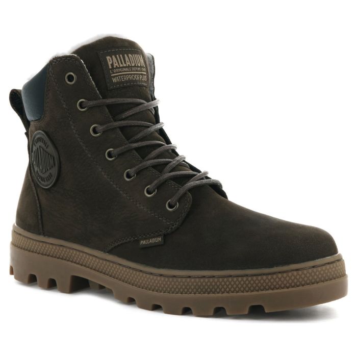 Ботинки мужские Palladium Pallabosse Sc Wps 06447-255 кожаные зимние коричневые 