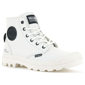 Ботинки Palladium Pampa Hi Supply LTH 77963-116 кожаные белые