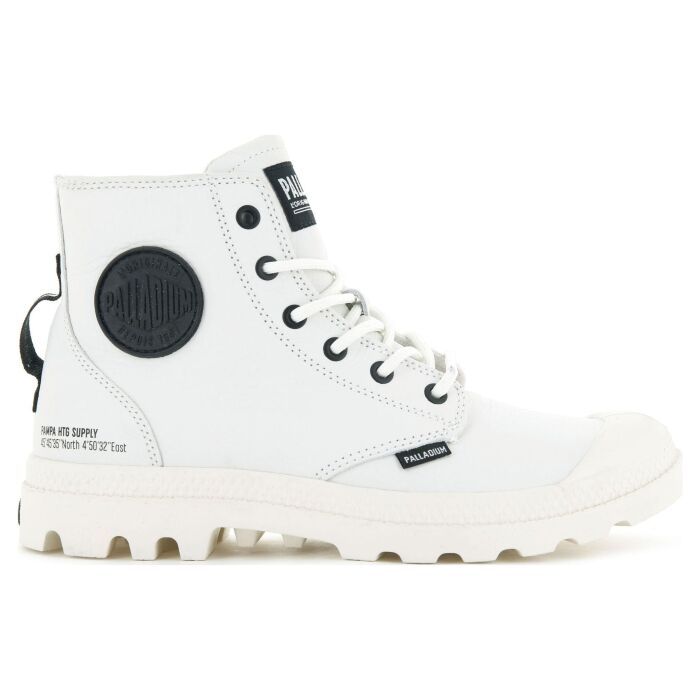 Ботинки Palladium Pampa Hi Supply LTH 77963-116 кожаные белые 