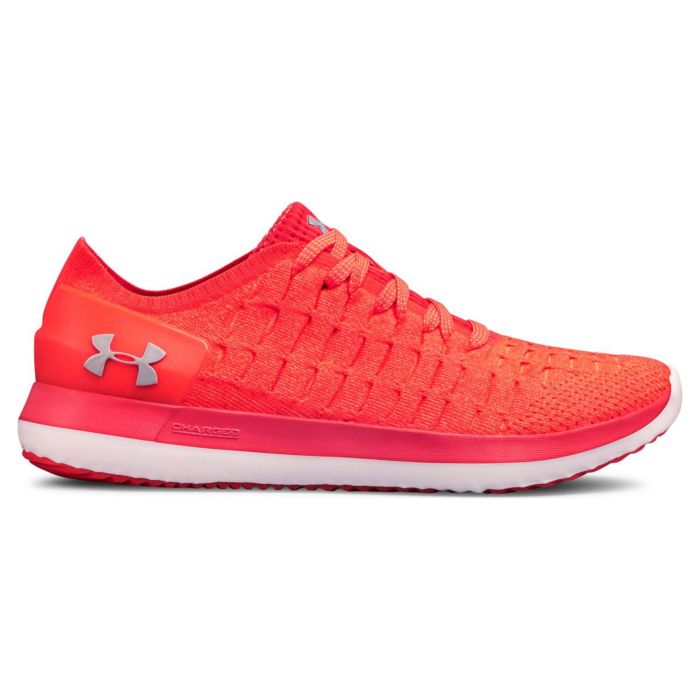 Кроссовки женские Under Armour Ua W Slingride 2 Radio Red / After Burn / Steel 3020358-601 низкие текстильные оранжевые 