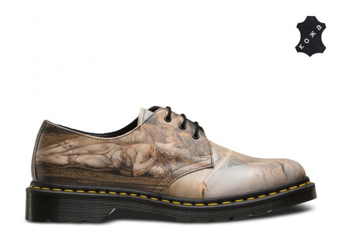 Кожаные ботинки Dr.Martens 1461 William Blake HERITAGE 22874102 разноцветные 