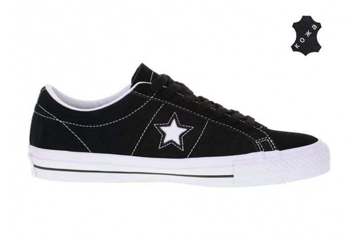 Кожаные кеды Converse One Star Pro 149908 черные 