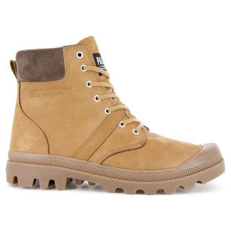 Ботинки Palladium Pallabrousse Cuff WP+ 77982-237 кожаные коричневые