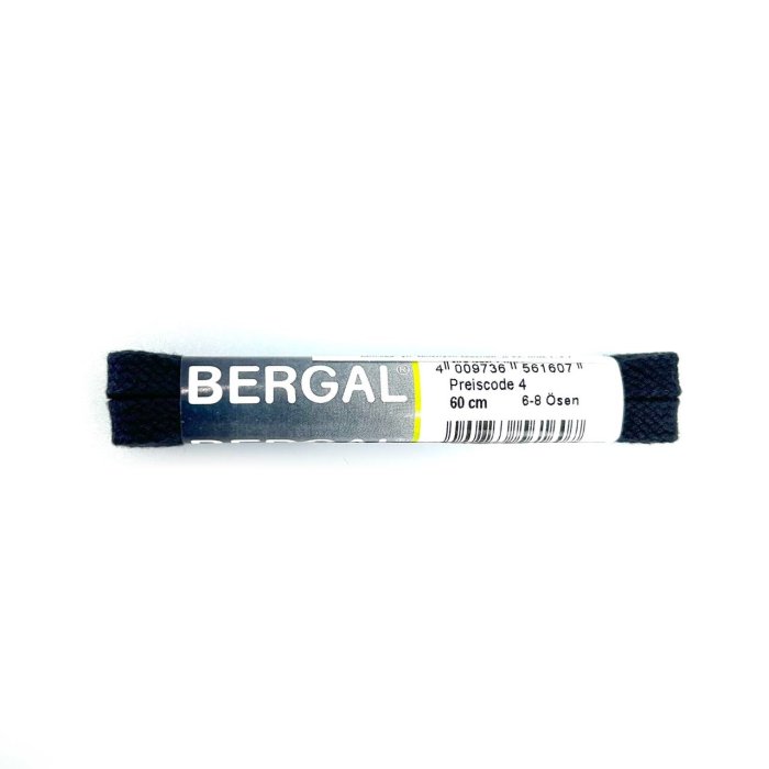 Шнурки Bergal 8561660 плоские широкие 60 см. синие 