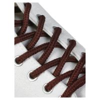 Шнурки Kaps круглые вощёные толстые коричневые 90 см (на 10-12 отверстий) 316090/24