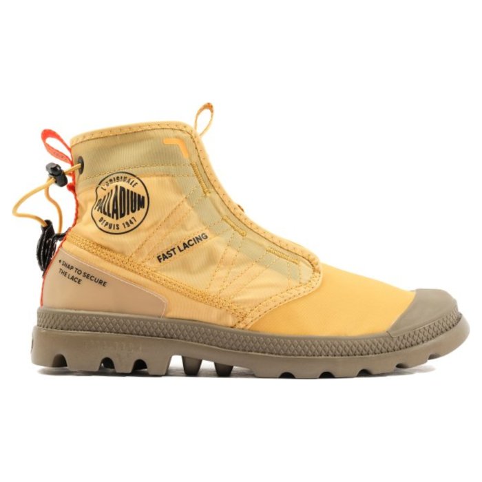 Ботинки Palladium Pampa Travel Lite 77039-220 высокие желтые 
