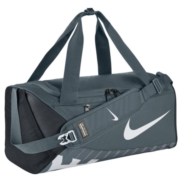 Сумка спортивная Nike Alpha Сrossbody Small мужская на молнии для тренировок водонепроницаемая серая BA5183-064 