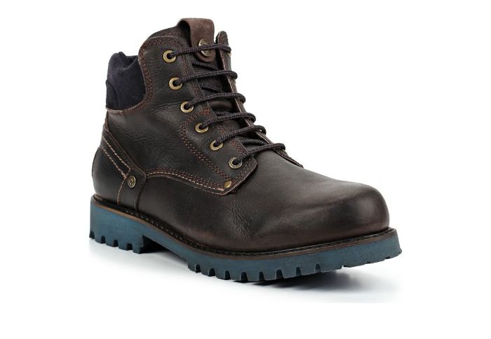 Зимние мужские ботинки Wrangler Yuma Leather Light Fur S WM182015-30 коричневые 