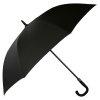 Зонт-трость Fabretti UGJ7001-2 черный - Зонт-трость Fabretti UGJ7001-2 черный