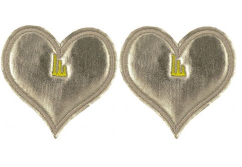 Аксессуары для кед крылья усы Beverly Silver Foil Clip 13105 серебряные