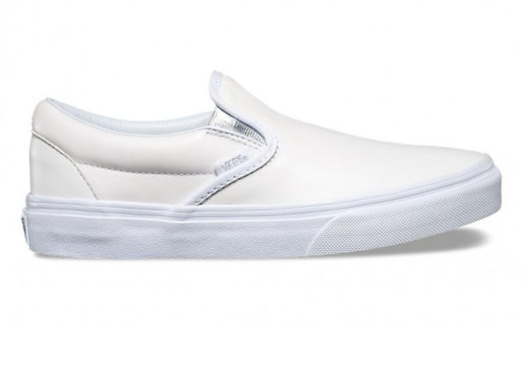 Metallic vans slip ons top