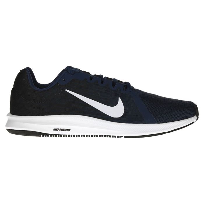  Кроссовки мужские Nike Men&#039;S Downshifter 8 Running Shoe 908984-400 низкие текстильные черные 