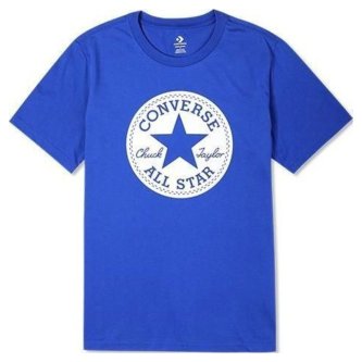 Футболка унисекс Converse All Star 10023854400 синяя