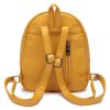 Рюкзак кожаный OrsOro женский на молнии с одним отделением DW-808/4 желтый - Рюкзак кожаный OrsOro женский на молнии с одним отделением DW-808/4 желтый