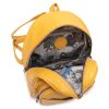 Рюкзак кожаный OrsOro женский на молнии с одним отделением DW-808/4 желтый - Рюкзак кожаный OrsOro женский на молнии с одним отделением DW-808/4 желтый