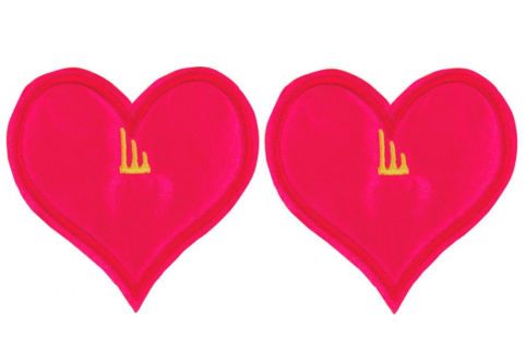 Аксессуары для кед крылья усы Beverly Pink Neon Clip 13106 розовые