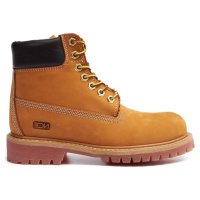 Ботинки мужские NCF Goodyear Welted Vintage Genuine Leather Hiking Boot G1000 высокие светло-коричневые