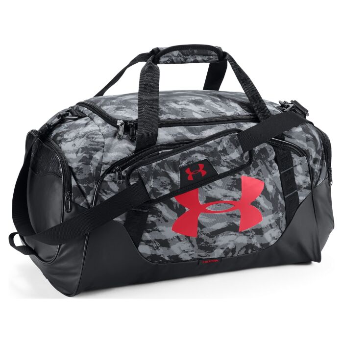 Сумка спортивная Under Armour Undeniable 3.0 Medium (56 л) водонепроницаемая с карманом для обуви серая 1300213-036 