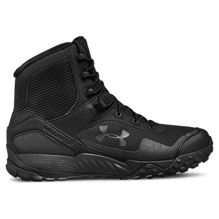 Ботинки мужские Under Armour Valsetz Rts 1.5 Black / Black / Black 3021034-001 кожаные трекинговые черные 