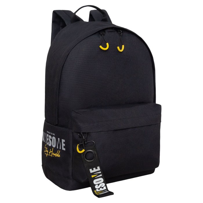 Рюкзак городской GRIZZLY с одним отделением RQL-317-4/1 черный 