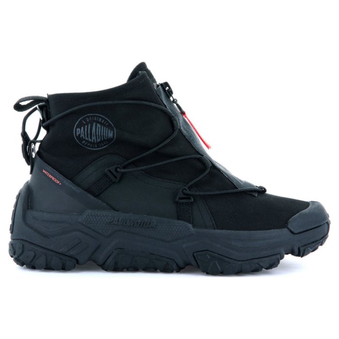 Кроссовки Palladium Off-Grid Hi Zip Waterproof + 77169-010 высокие черные 
