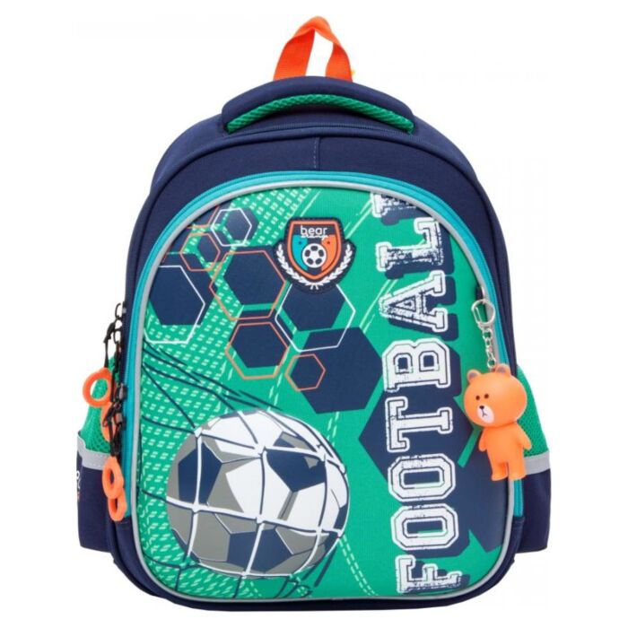 Школьный рюкзак Orange Bear для мальчиков c анатомической спинкой и двумя отделениями Z-830/1 синий 