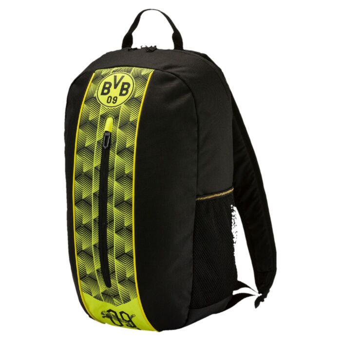 Рюкзак городской Puma BVB Fanwear мужской с принтом черный 7530201 