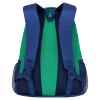 Рюкзак молодежный GRIZZLY RD-953-1/2 женский c анатомической спинкой, двумя отделениями и пеналом зеленый - синий - Рюкзак молодежный GRIZZLY RD-953-1/2 женский c анатомической спинкой, двумя отделениями и пеналом зеленый - синий