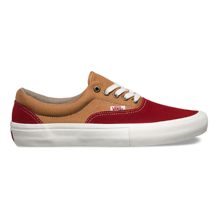 Кеды мужские Vans Era Pro V00VFBK1C красные Верх: замша/текстиль, внутренняя отделка: текстиль, подошва: резина (Dura Cup)
