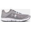 Беговые кроссовки женские Under Armour Ua W Micro G Assert 7 3020674-100 низкие для бега серые - Беговые кроссовки женские Under Armour Ua W Micro G Assert 7 3020674-100 низкие для бега серые