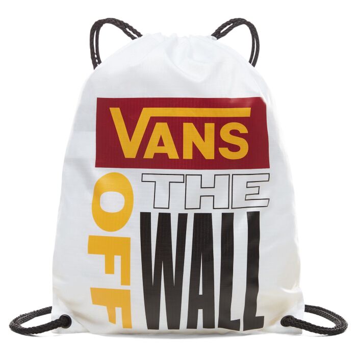 Сумка мешок Vans League Bench Bag White - Rhumba Red белая 