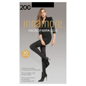 Колготки женские INNAMORE черные MICROFIBRA 200 NERO