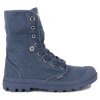 Ботинки Palladium Baggy 02353-481 высокие синие с отворотом - Ботинки Palladium Baggy 02353-481 высокие синие с отворотом