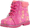 Детские кожаные ботинки Котофей 152145-34 для девочек розовые - Детские кожаные ботинки Котофей 152145-34 для девочек розовые