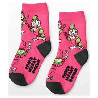 Носки St. Friday Свободу Попугаям!, smfkids-026-13 детские розовые