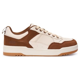 Кеды NCF Serena Low NH-S4103 низкие бежево-коричневые 