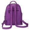 Рюкзак кожаный OrsOro женский на молнии с одним отделением DW-836/2 фиолетовый - Рюкзак кожаный OrsOro женский на молнии с одним отделением DW-836/2 фиолетовый
